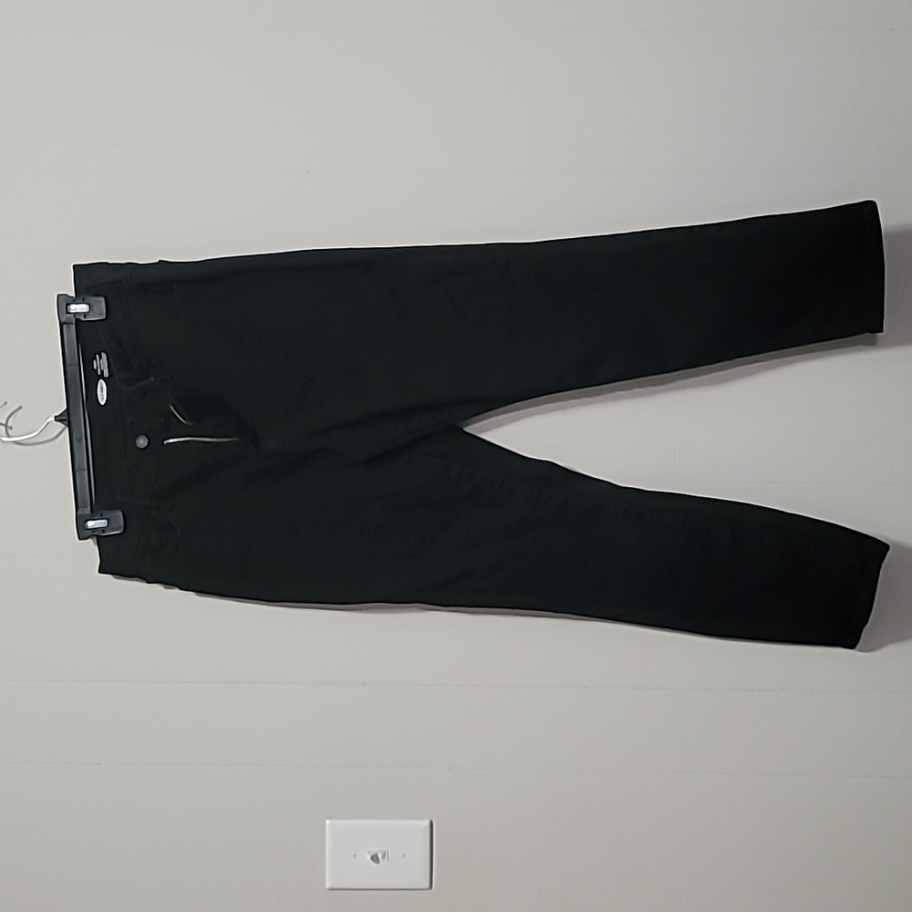 Old Navy Power Slim Straight Black Jeans